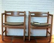 "Bryllupsstolene" er designet af Hans J. Wegner.